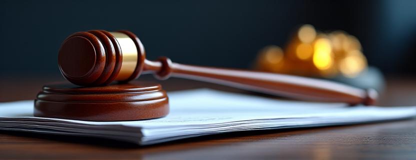 Legal gavel and contract documents representing mining sector regulations